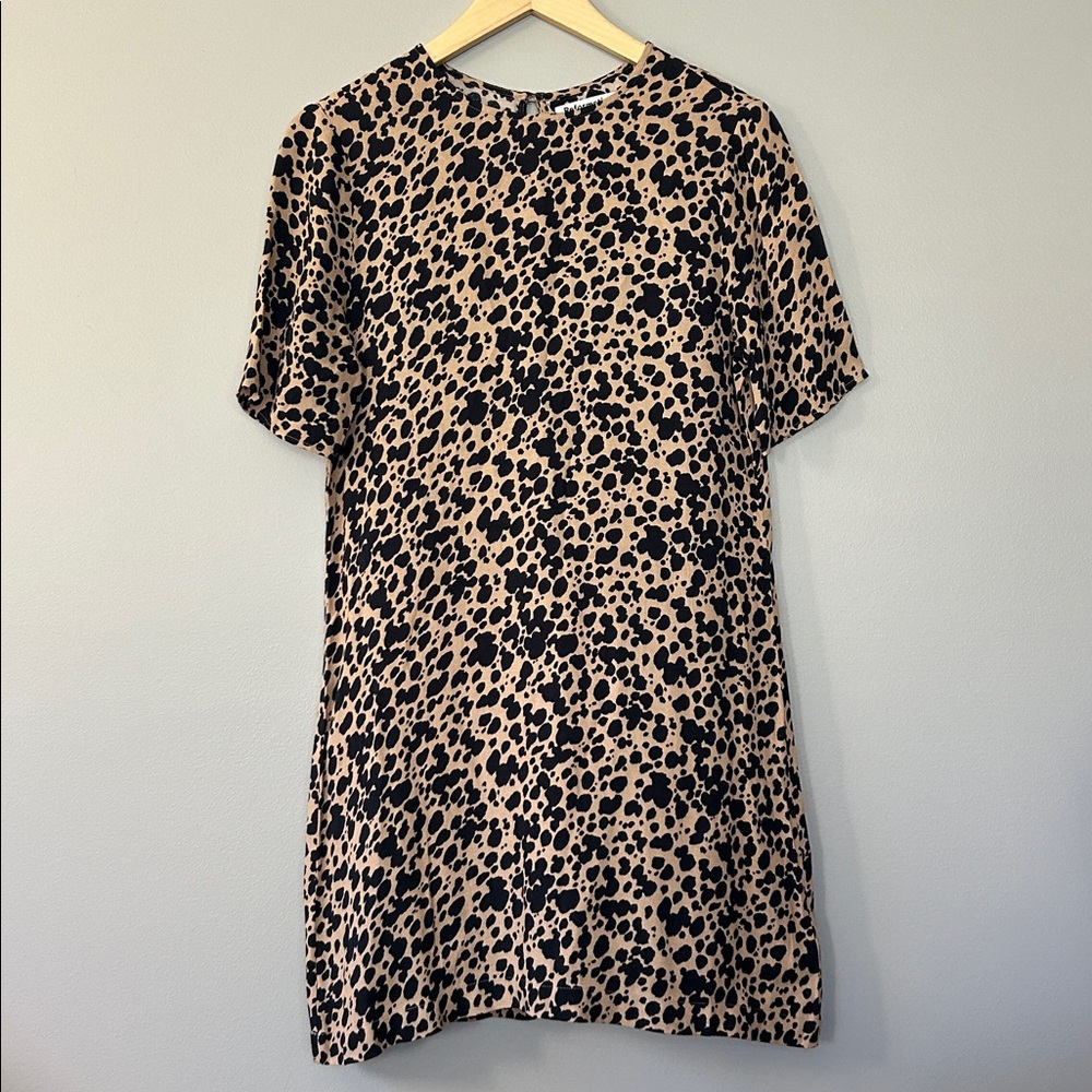 Reformation Beth Dress Bengal Animal Print Cheetah Size XS